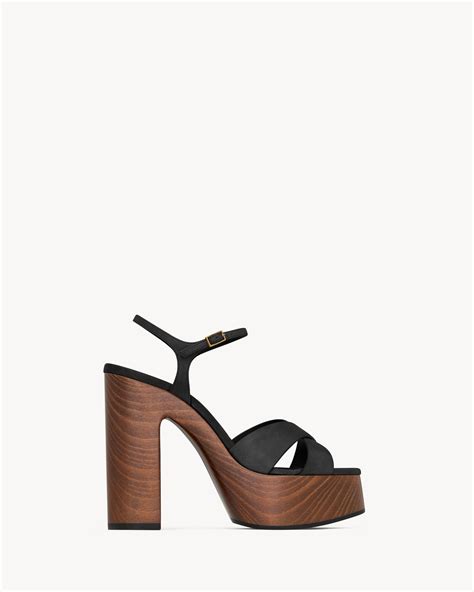 ysl bianca sandals|BIANCA Platform sandals in smooth leather .